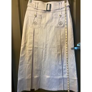 Pleated Turkey Brand Maxi Skirt Preppy Nautical Vibes